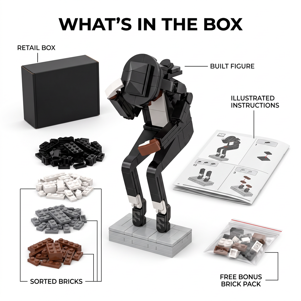 Block Star- MJ Building Block Action Figure